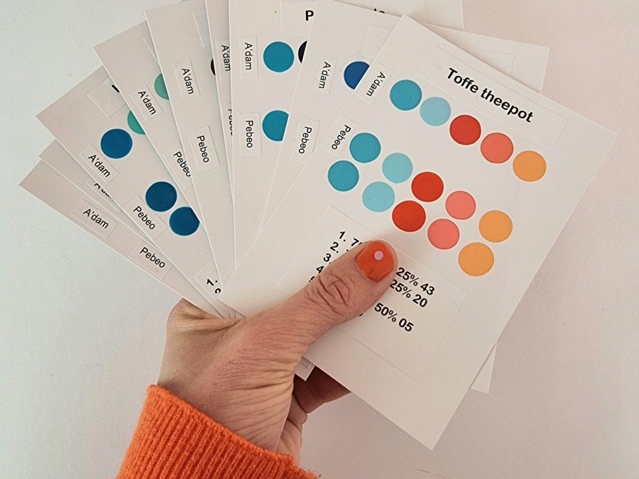 Pébéo verfvariaties boek Stippen. & kleur