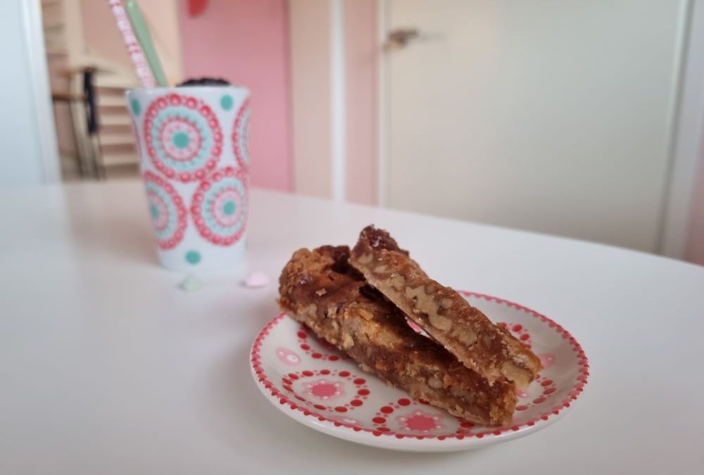 Walnoten Karamel Koek