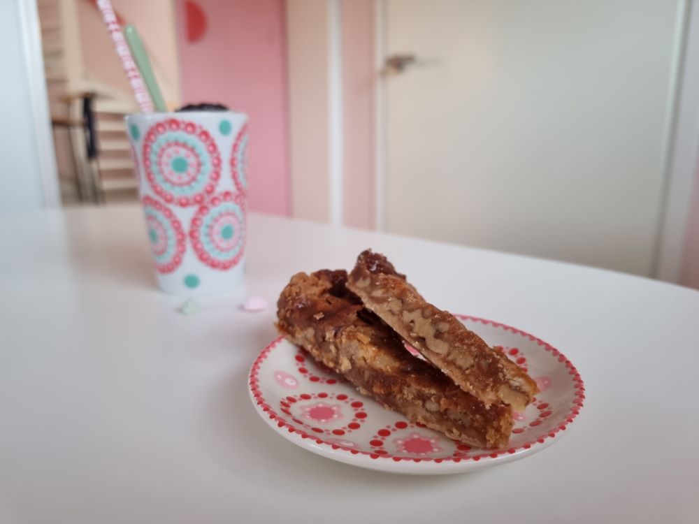 Walnoten Karamel Koek