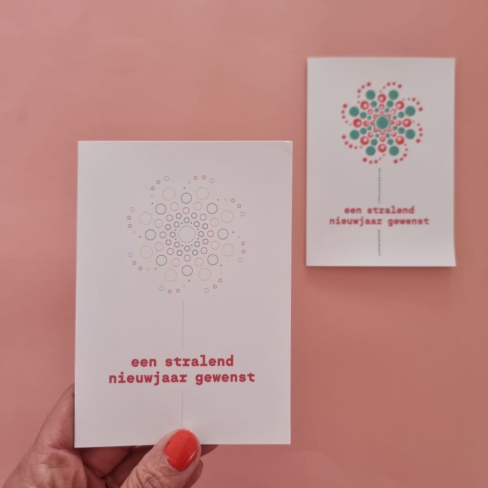 12 DIY kerstkaarten incl. envelop en uitleg (op = op)