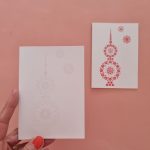 12 DIY kerstkaarten incl. envelop en uitleg (op = op)