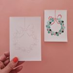 12 DIY kerstkaarten incl. envelop en uitleg (op = op)