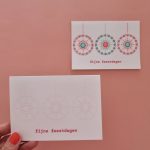 12 DIY kerstkaarten incl. envelop en uitleg (op = op)