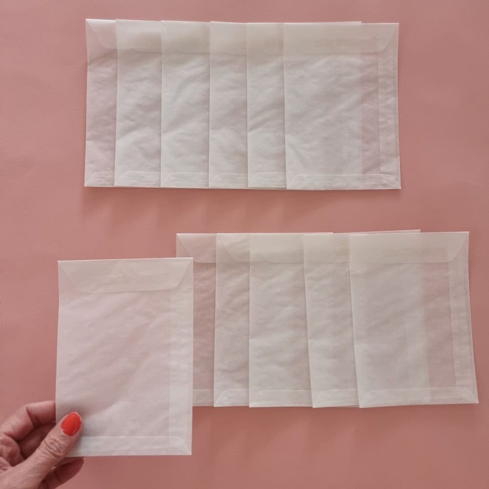 12 DIY kerstkaarten incl. envelop en uitleg (op = op)