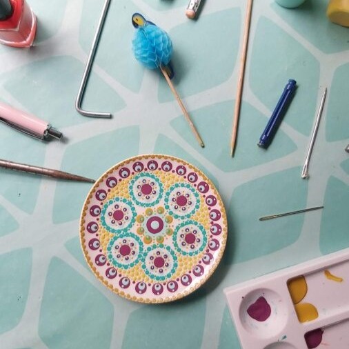 Stippen met minimale middelen