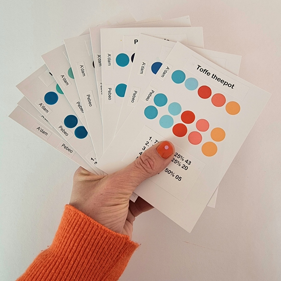 Pébéo verfvariaties boek Stippen. & kleur