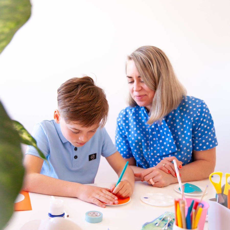 Knutselen met kinderen
