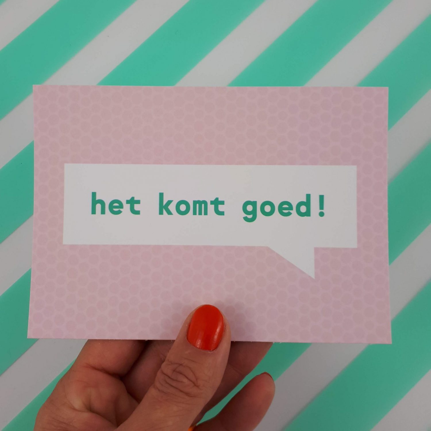 Stipstijl ansichtkaarten - set van 5 - Afbeelding 2