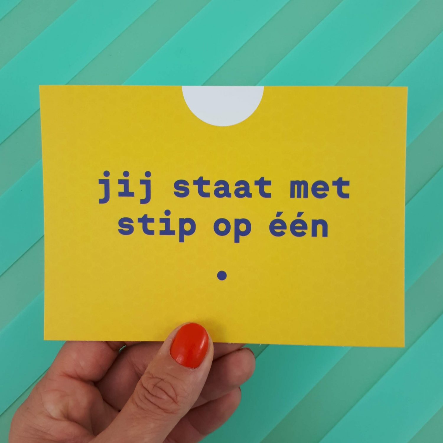 Stipstijl ansichtkaarten - set van 5 - Afbeelding 5