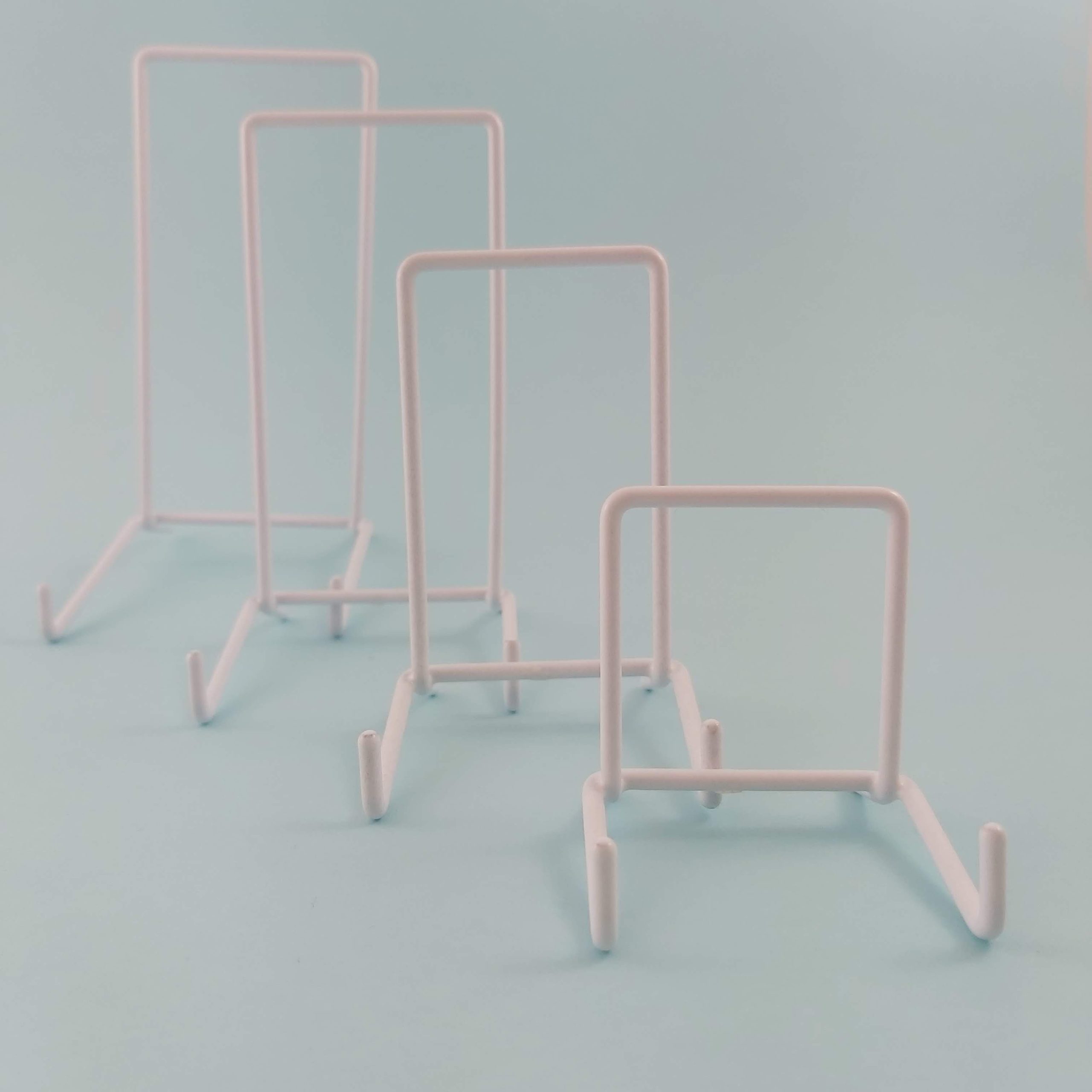 Bordenstandaard wit metaal - midi (10 cm) - Afbeelding 4