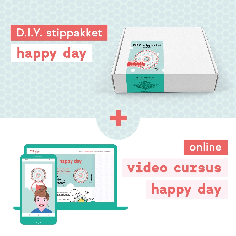 DIY pakket Happy Day inclusief videocursus
