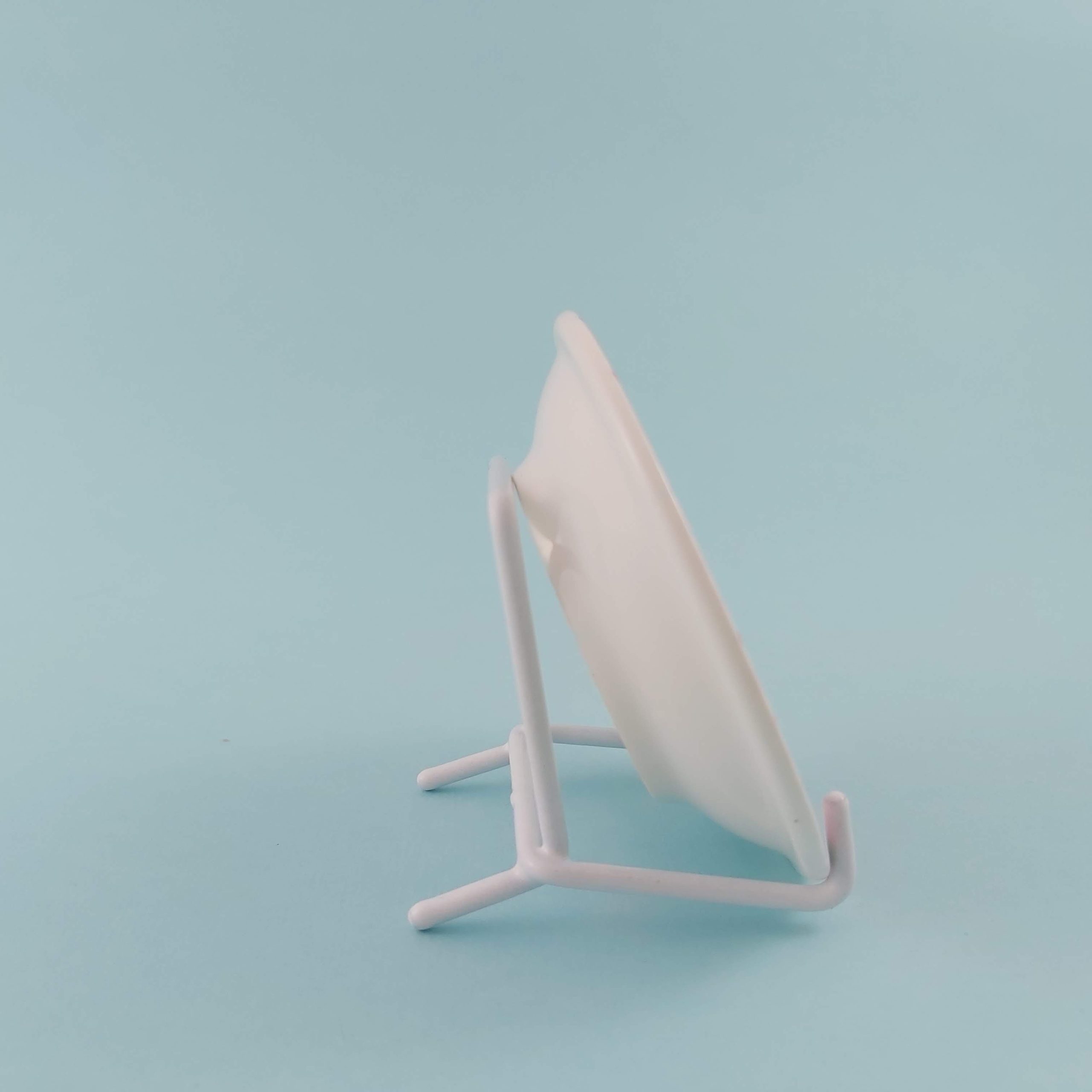Bordenstandaard wit metaal - mini (6 cm) - Afbeelding 3