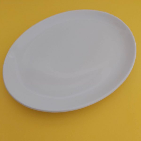 Ovaal bord wit - 31 cm - Afbeelding 2