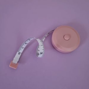NIEUW: meetlint - 1,5 meter - roze