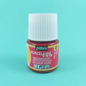 Pébéo porseleinverf - Ruby Red 07