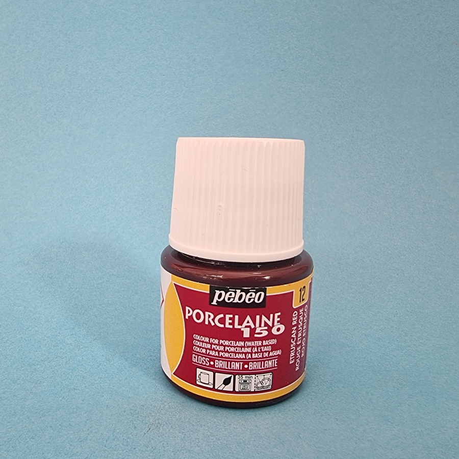 Pébéo porseleinverf – Etruscan Red 12