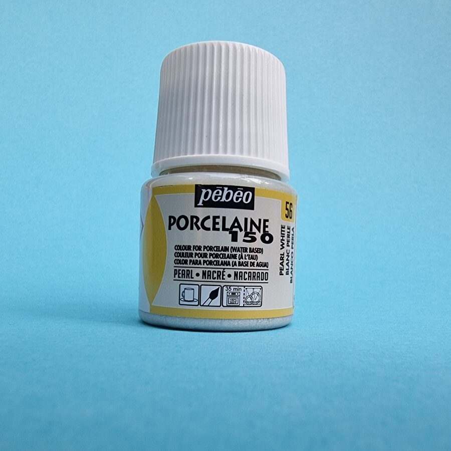 Pébéo porseleinverf - Pearl White 56