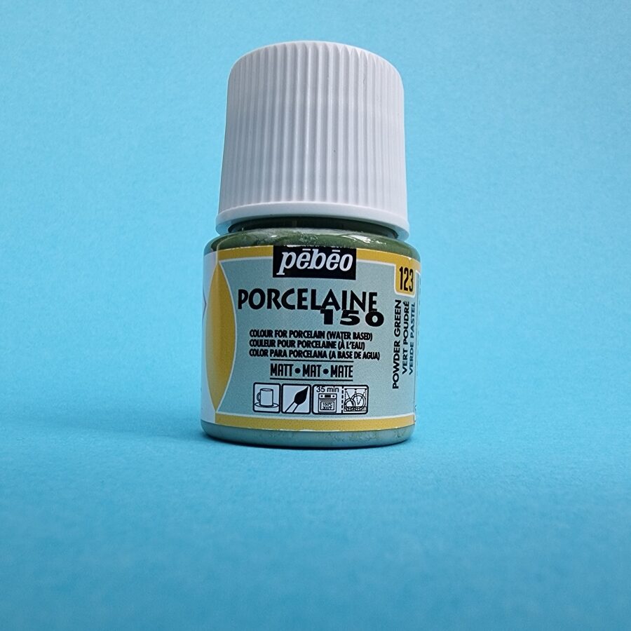 Pébéo porseleinverf - Powder green 123