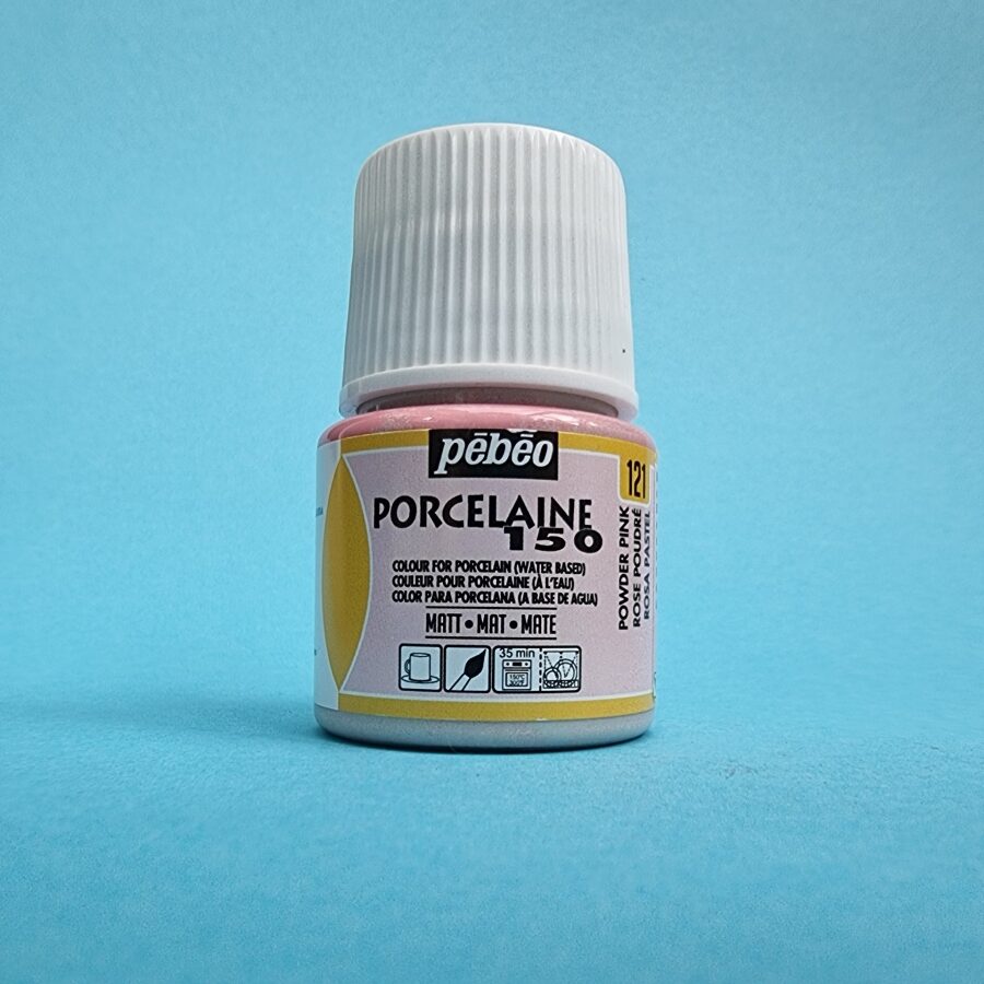 Pébéo porseleinverf - Powder pink 121