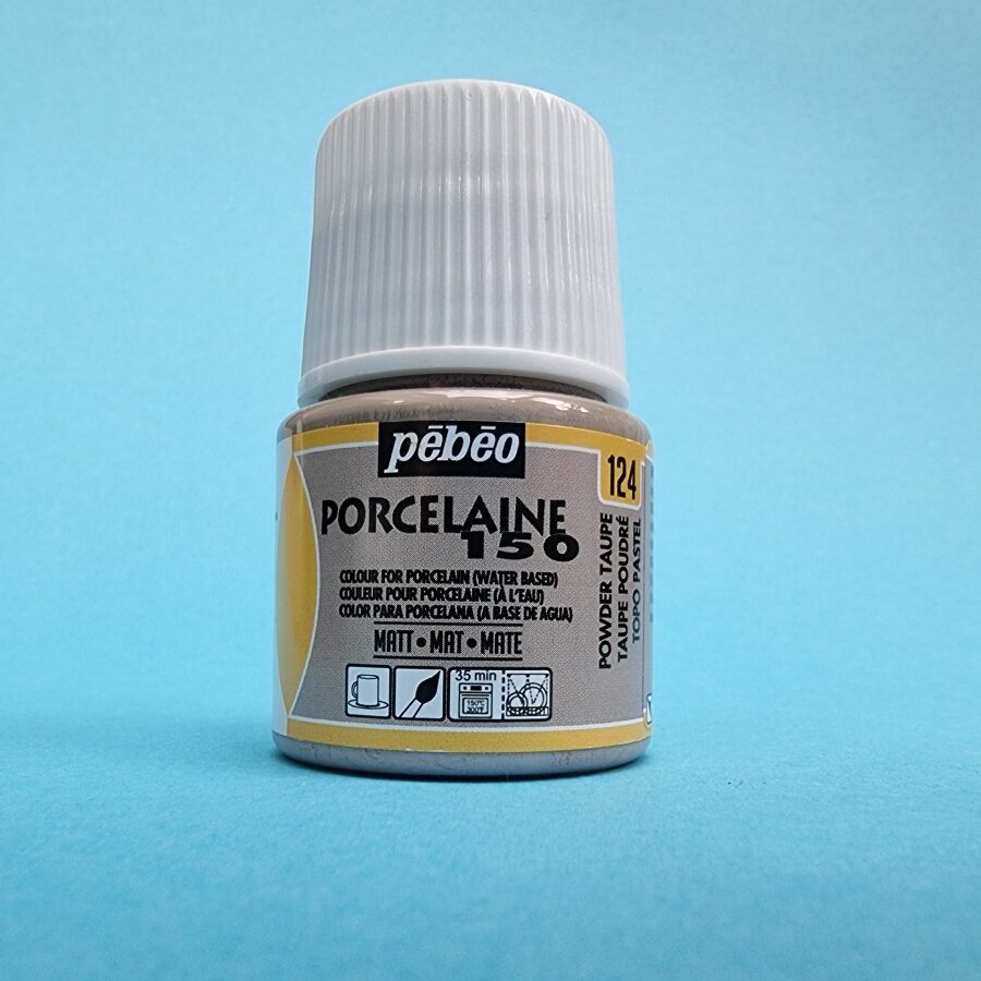Pébéo porseleinverf - Powder taupe 124