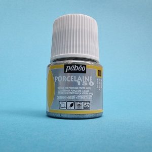 Pébéo porseleinverf - Shimmer Silver 110