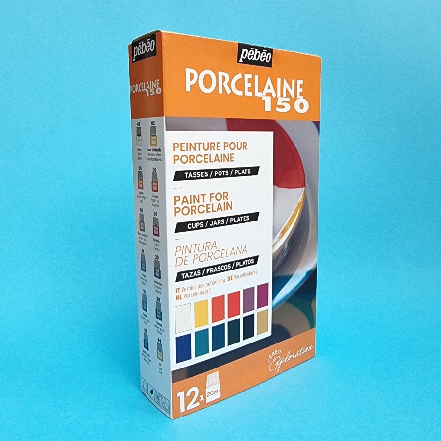 Pébéo porseleinverf – starterset A - 12x 20ml - Afbeelding 2