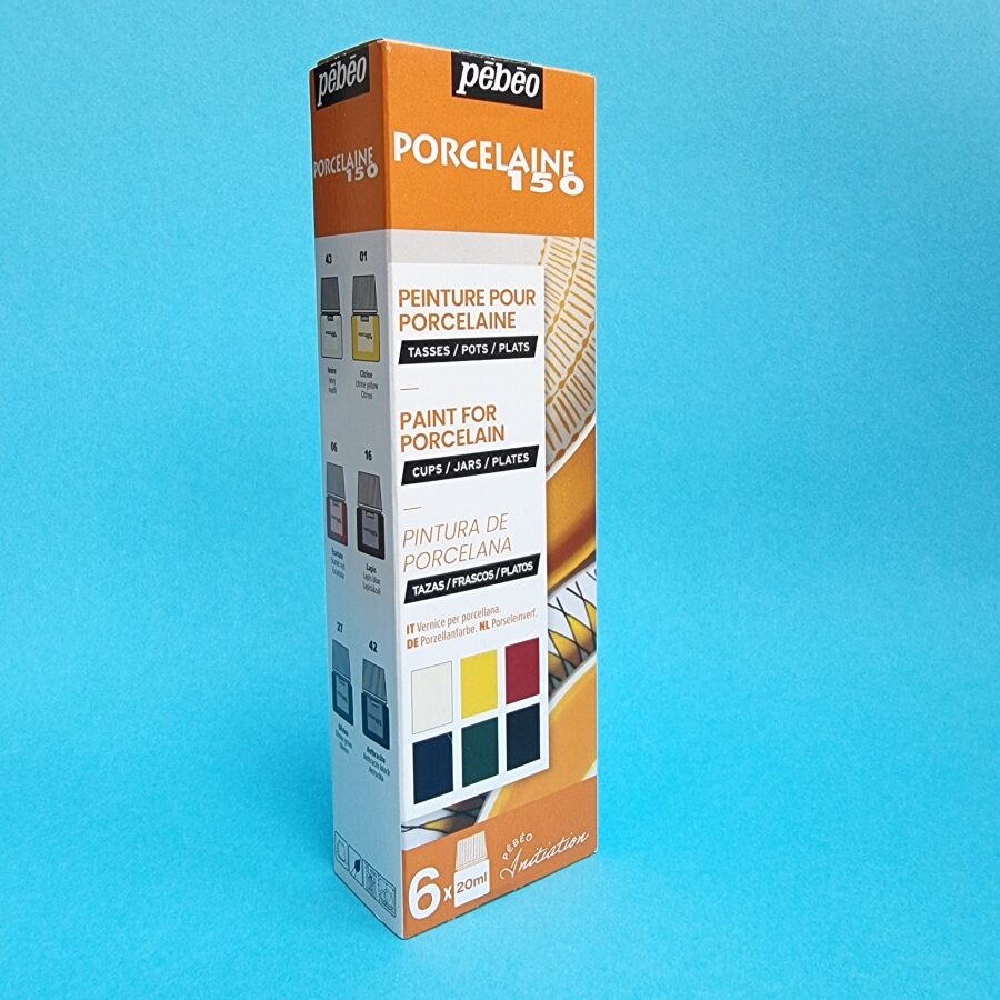 Pébéo porseleinverf - starterset C - 6x 20ml - Afbeelding 2