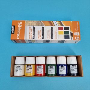 Pébéo porseleinverf - starterset C - 6x 20ml