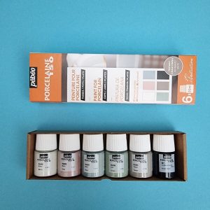 Pébéo porseleinverf - starterset D - 6x 20ml chalk finish