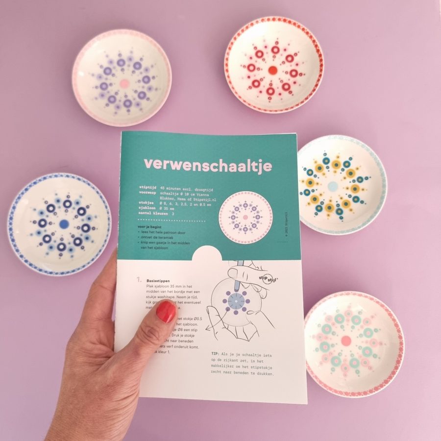 Bordje wit Ø10 cm - Afbeelding 11