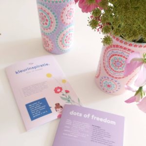 Patroon Dots of Freedom incl. boekje 16x kleureninspiratie