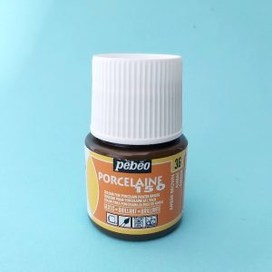 Pébéo porseleinverf - Amber Brown 36