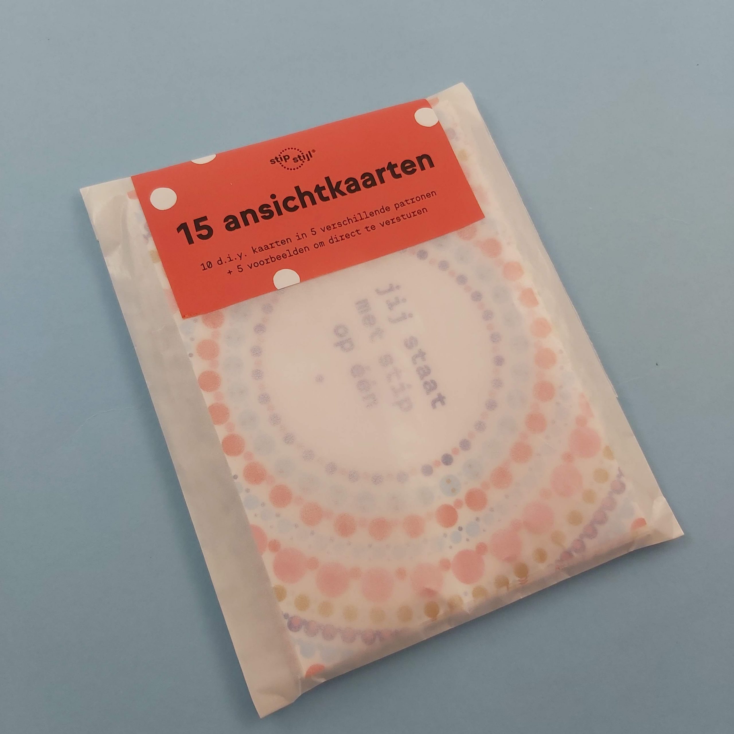 set 15 ansichtkaarten: 10 d.i.y. + 5 voorbeelden - Afbeelding 2