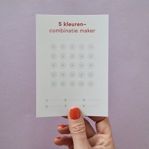 Kleurencombinatie Maker - 5 kleuren