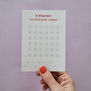 Kleurencombinatie Maker - 6 kleuren