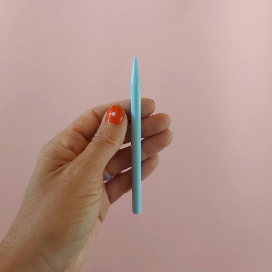 Stipstijl stipstokje – licht blauw – stipmaat Ø 2 en Ø 8