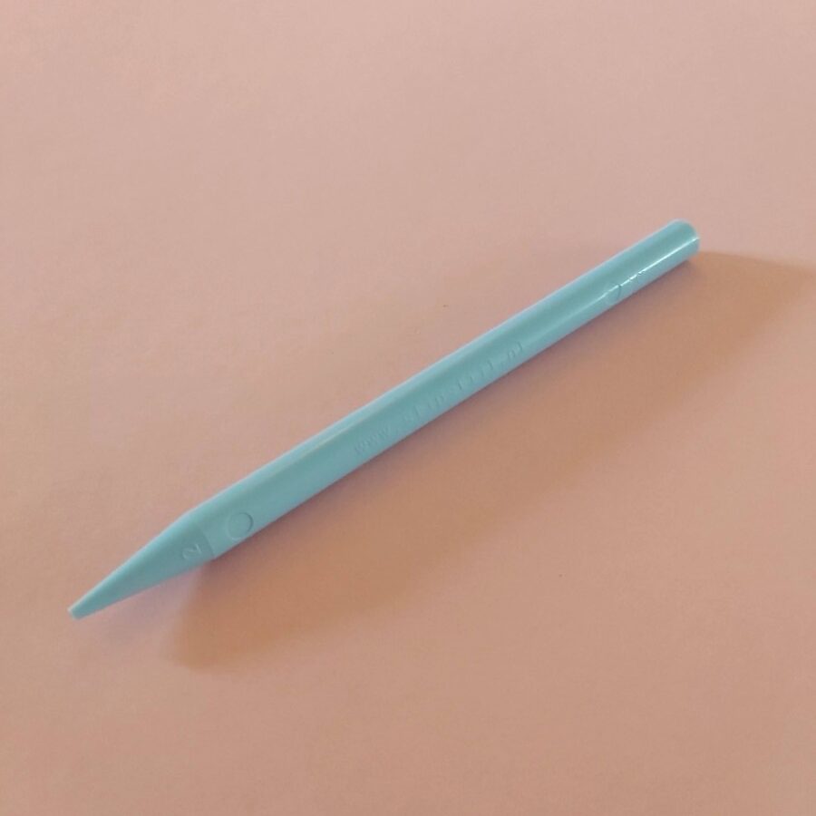 Stipstijl stipstokje – licht blauw – stipmaat Ø 2 en Ø 8 - Afbeelding 2