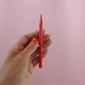 Stipstijl stipstokje – rood – stipmaat Ø 1.5 en Ø 9
