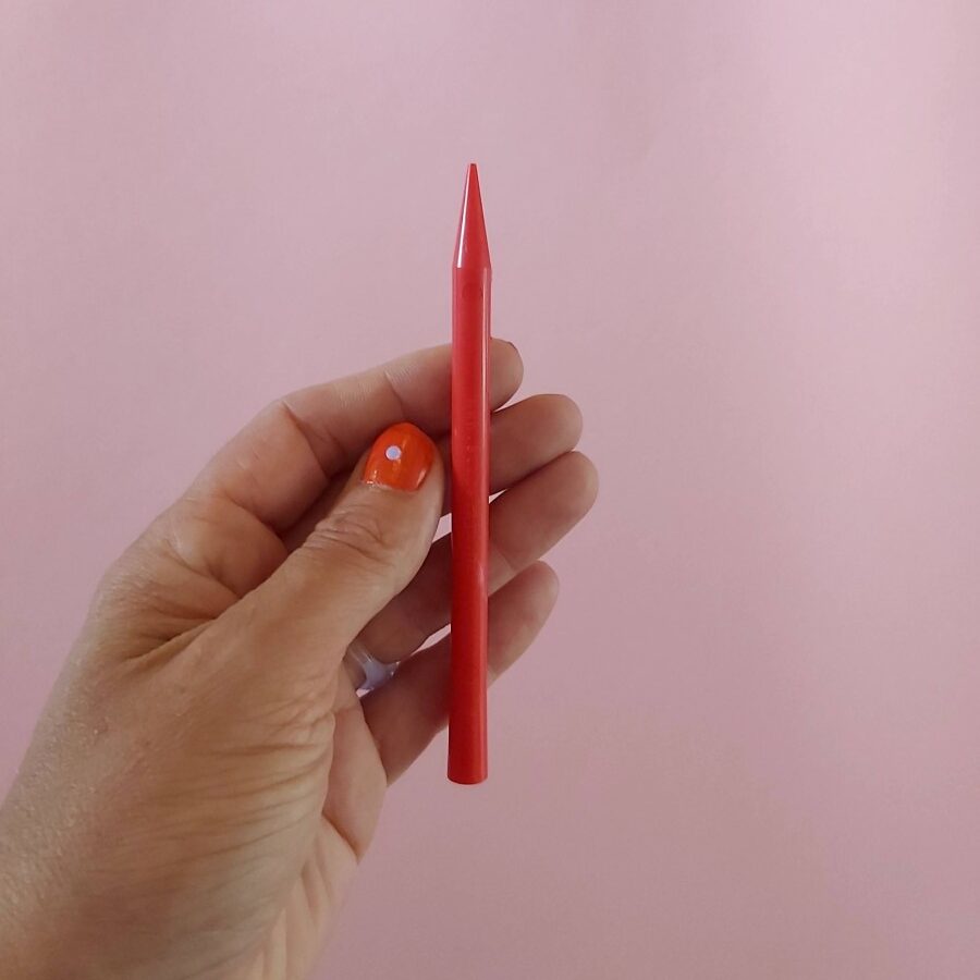 Stipstijl stipstokje – rood – stipmaat Ø 1.5 en Ø 9