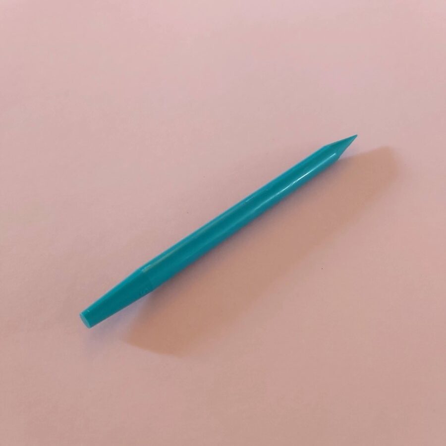Stipstijl stipstokje - turquoise - stipmaat Ø 0.5 en Ø 5 - Afbeelding 3