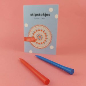 Stipstijl stokjes kunststof - set van 4 maten