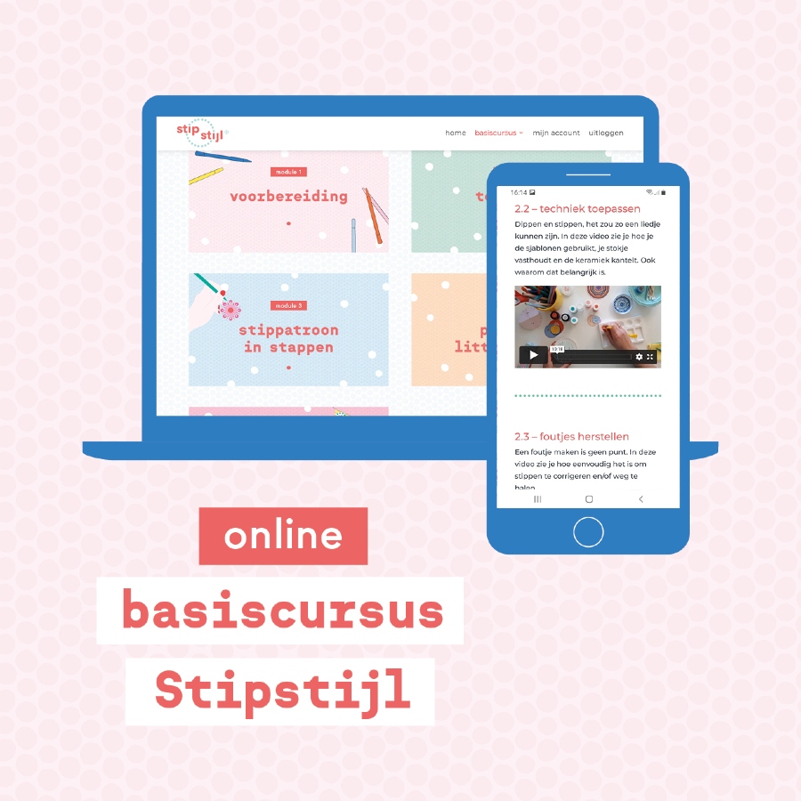 Basiscursus Stipstijl incl. patroon Little Lights
