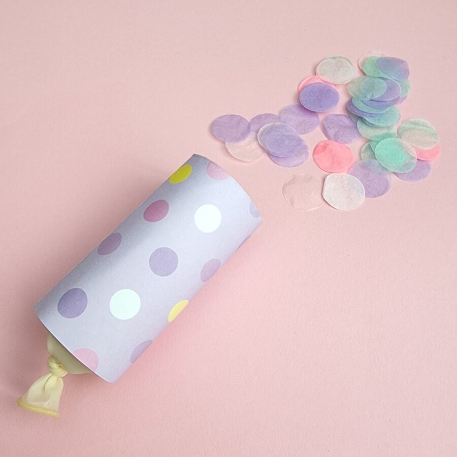 Zo maak je eenvoudig zelf een duurzame confettikanon