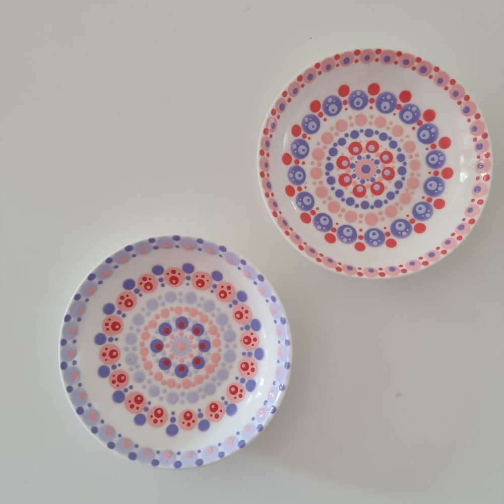 Bordje wit Ø10 cm - Afbeelding 10
