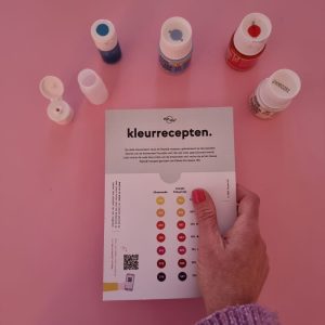 Stipstijl kleurrecepten kaart (16 kleuren!)