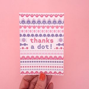 Ansichtkaart Thanks a dot