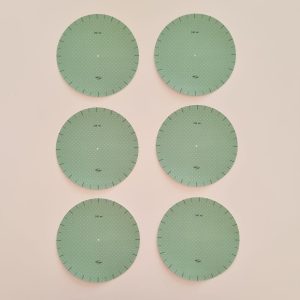 6 sjablonen maat Ø150 mm