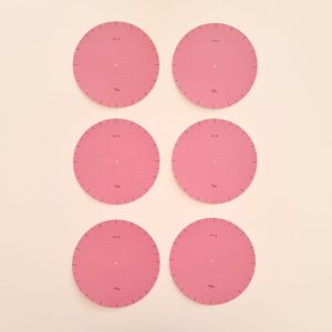 6 sjablonen maat Ø165 mm