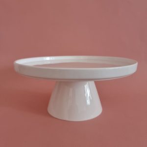 Plateau wit Ø 22,5 cm x H 10 cm