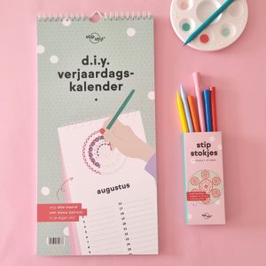 Combideal d.i.y. kalender + stipstokjes